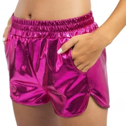 Sale CHAKS Shorts Metallic Lyserød