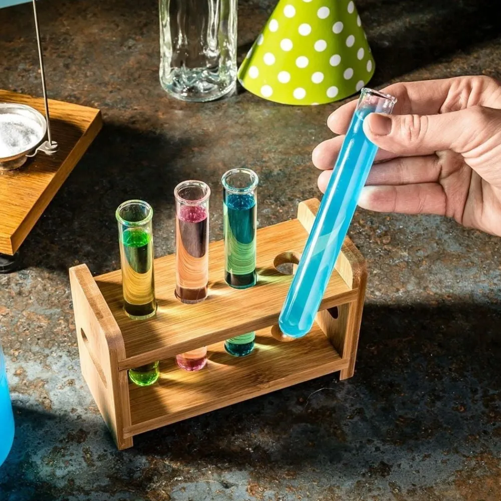 Gadget Master sp. z o.o. sp.k. Shotglas Reagensglas i Stativ - Drikkeglas