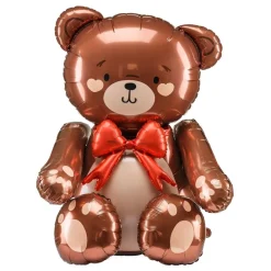 PartyDeco sp. z o.o. Siddende Bamse Folieballon - Balloner
