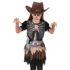 Rubies Netherland B.V. Skelet Cowgirl Børnekostume - Udklædningskostumer|Kostumetema
