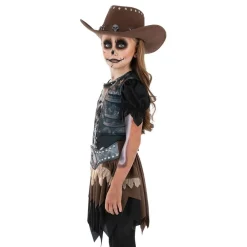 Rubies Netherland B.V. Skelet Cowgirl Børnekostume - Udklædningskostumer|Kostumetema