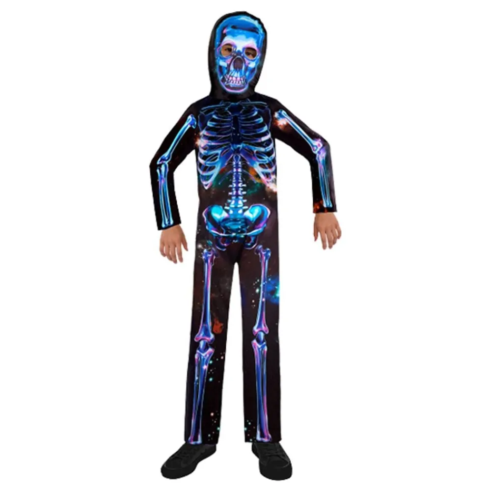 Reithmüller Europe GmbH Skelet Neon Børnekostume - Udklædningskostumer|Kostumetema