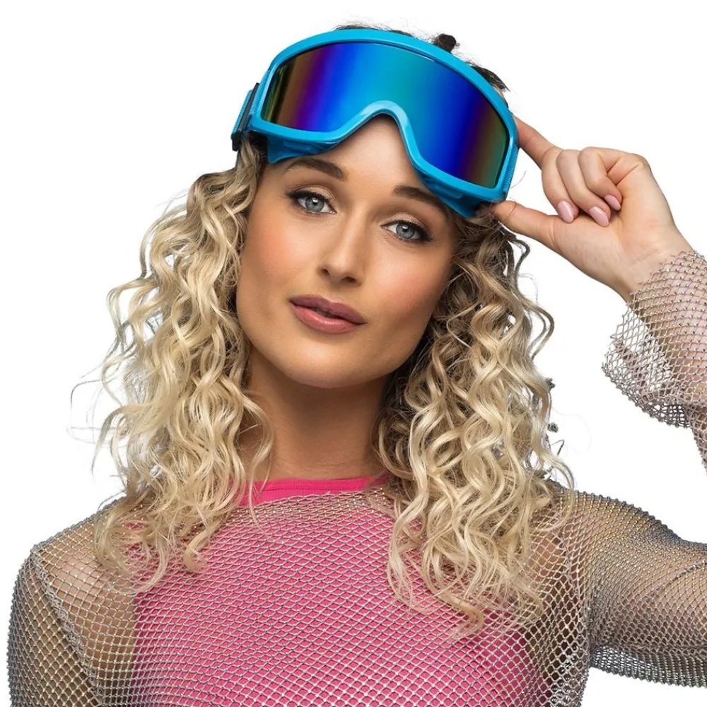 Boland Party Partners B.V. Skibriller Neonblå - Tilbehør|Accessories