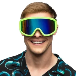 Boland Party Partners B.V. Skibriller Neongrøn - Tilbehør|Accessories