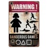 Fiestas Guirca, S.L Skilt Dangerous Games - Oppyntning|Hjem & Husholdning