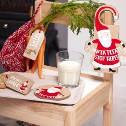 Online Ginger Ray Ltd Skilte i Træ Santa