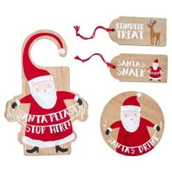 Online Ginger Ray Ltd Skilte i Træ Santa
