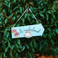Talking Tables Ltd Skilte med Tekst Alice Wonderland - Hjem & Husholdning