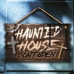 Fiestas Guirca, S.L Skilt Haunted House - Spøg Og Skæmt-Artikler & Pranks|Oppyntning