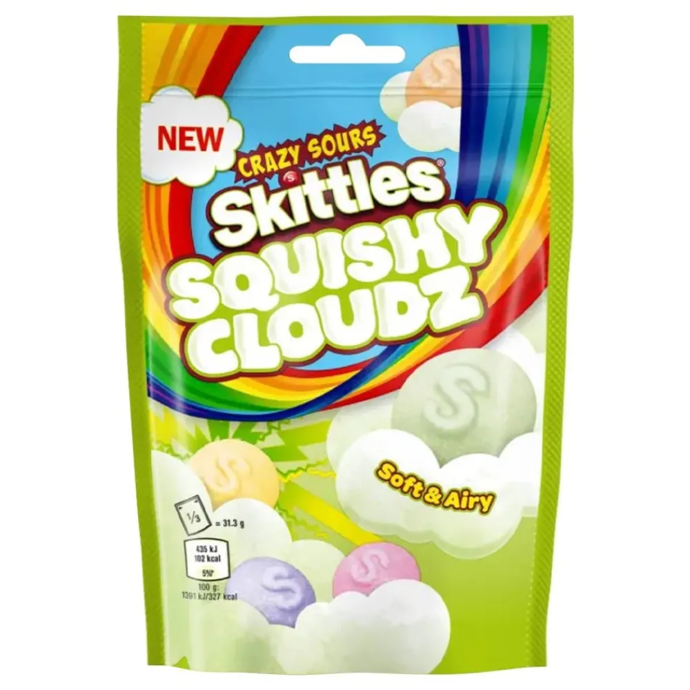 USA Godis AB Skittles Squishy Cloudz Sourz - Slik