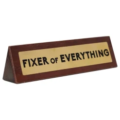Boxer Gifts Ltd Skrivebordsskilt Fixer Of Everything - Spøg Og Skæmt-Artikler & Pranks|Hjem & Husholdning
