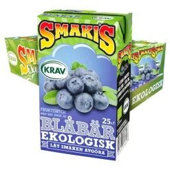 ERT Godis AB Smakis Blåbær Krav - Drikkevarer