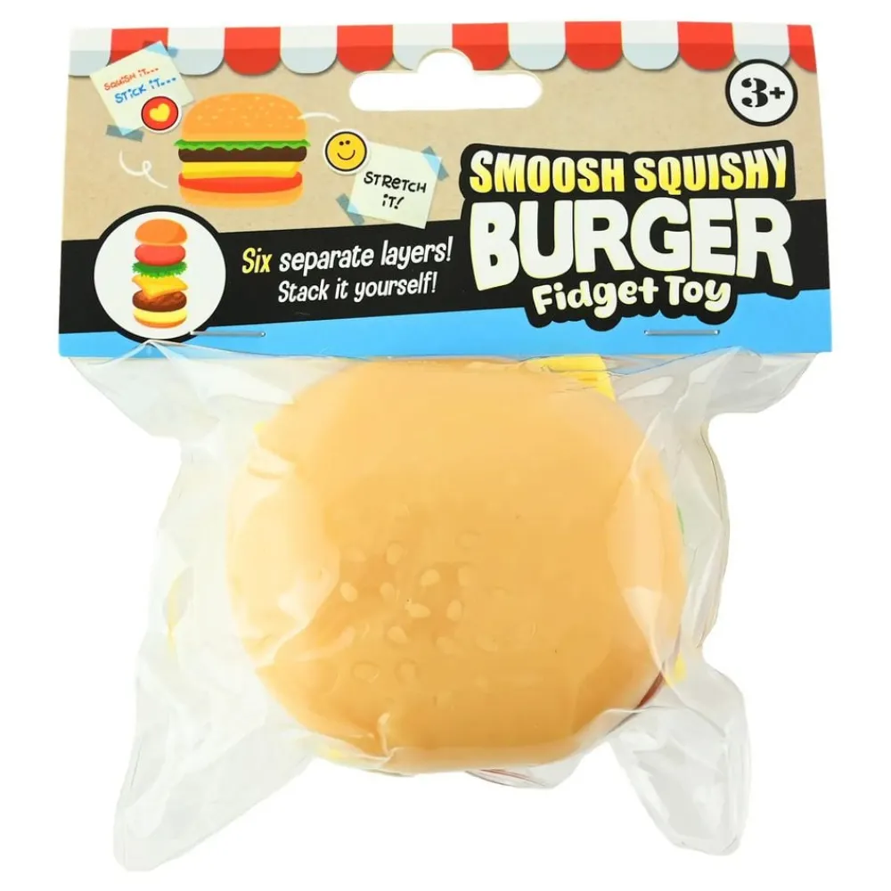 Robetoy AB Smoosh Squishy Hamburger - Festtilbehør|Spil & Leg