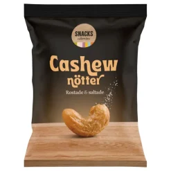 Hultén försäljning AB Snacks Cashewnødder Ristede & Saltede - Snacks|Kolonial