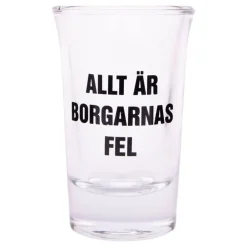 Butterick's AB Snapseglas med Tekst - Drikkeglas
