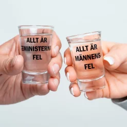 Butterick's AB Snapseglas med Tekst - Drikkeglas