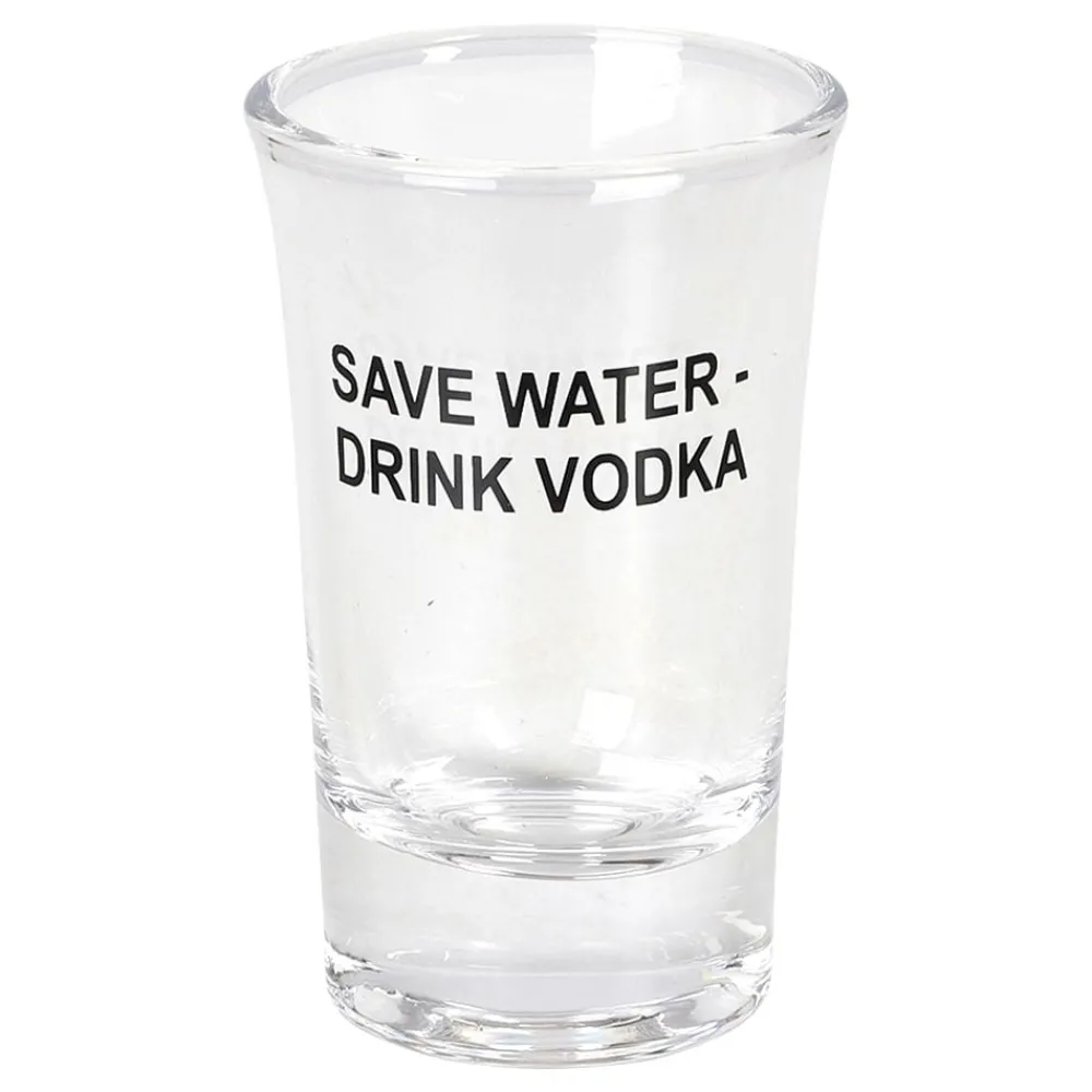 Hisab/Joker Company AB Snapseglas Save Water Drink Vodka - Drikkeglas