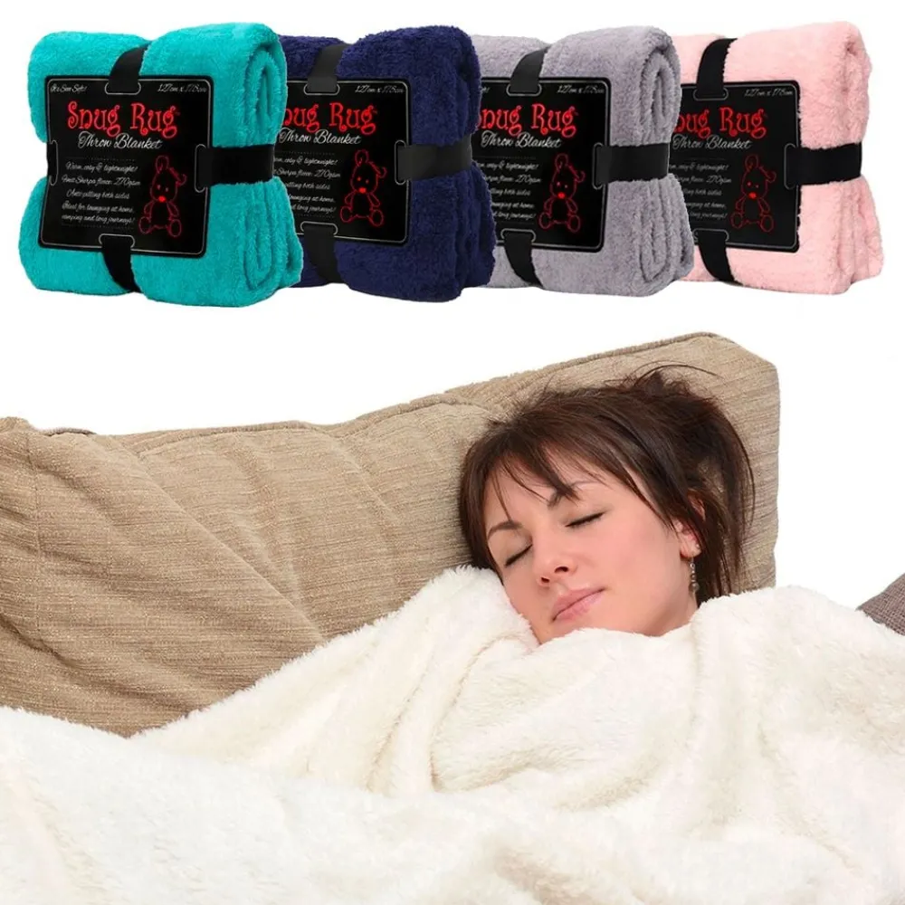 CKB Ltd Snug Rug Fleecetæppe - Hjem & Husholdning