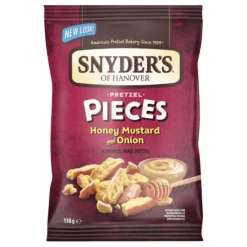 USA Godis AB Snyders Pretzel Pieces Honey Mustard & Onion - Snacks|Slik