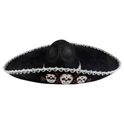 Boland Party Partners B.V. Sombrero Day Of the Dead - Tilbehør|Hatte