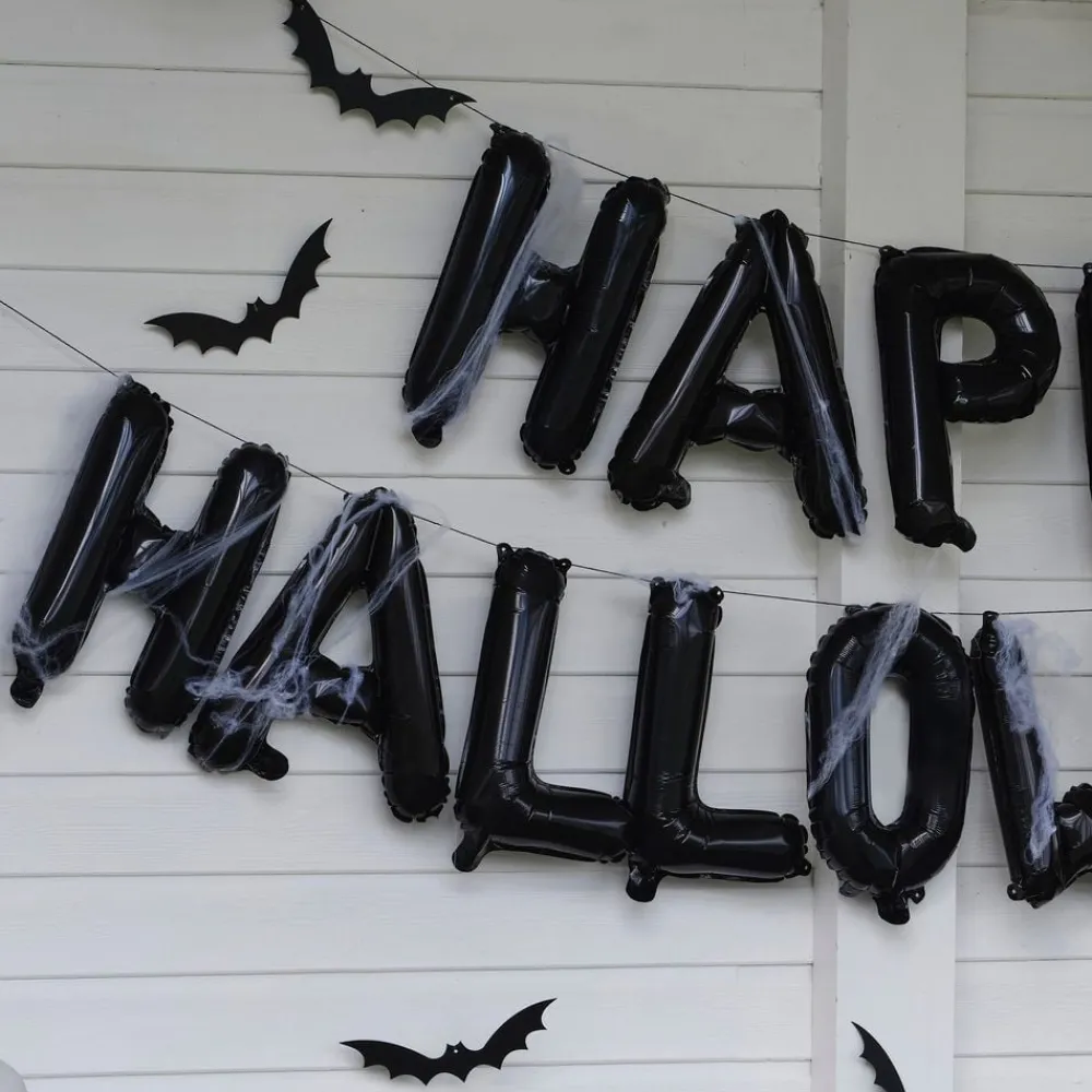 Outlet Ginger Ray Ltd Sort Ballonguirlande Halloween