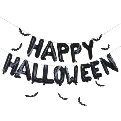Outlet Ginger Ray Ltd Sort Ballonguirlande Halloween
