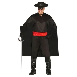 Online Fiestas Guirca, S.L Sort Bandit Kostume