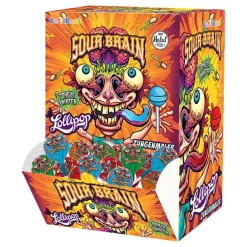 ERT Godis AB Sour Brain Lollipop Økonomipakke - Slik
