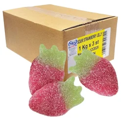 ERT Godis AB Sour Strawberry Økonomipakke - Slik
