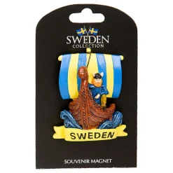 Clearance Hisab/Joker Company AB Souvenir Magnet Vikingeskib Sverige