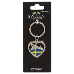 Best Hisab/Joker Company AB Souvenir Nøglering Sweden City