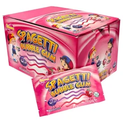 ERT Godis AB Spaghetti Bubble Gum Blueberry & Raspberry Økonomipakke - Slik