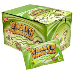ERT Godis AB Spaghetti Bubble Gum Sour Apple Økonomipakke - Slik