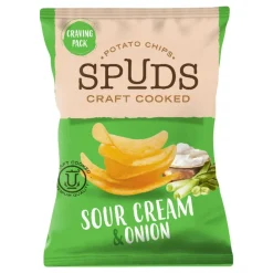 New USA Godis AB Spuds Craft Cooked Sour Cream & Onion
