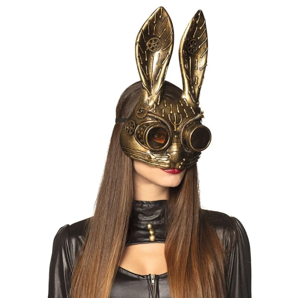 Best Boland Party Partners B.V. Steampunk Kanin Halvmaske