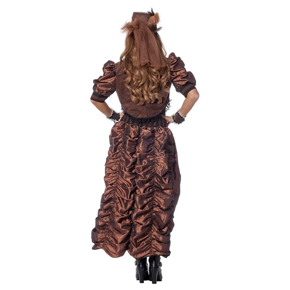 Hot Wilbers Karnaval B.V. Steampunk Kvinde Kostume Deluxe
