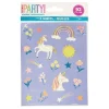 New Unique UK Inc t/as Unique Party Stickers Happy Birthday Unicorn