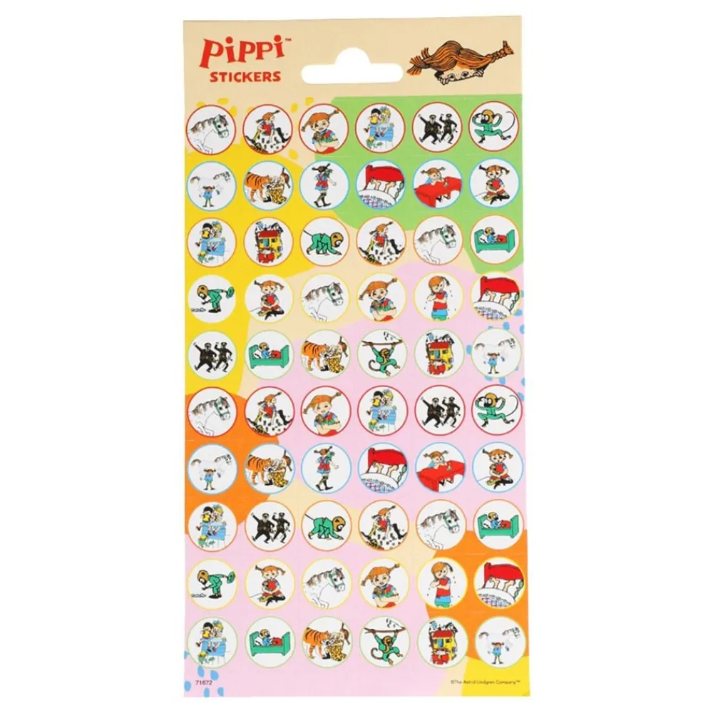 Hisab/Joker Company AB Stickers Pippi Langstrømpe - Hobby & Fritid