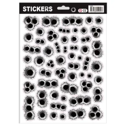 Dynäs Import AB Stickers Skudhuller - Hobby & Fritid|Oppyntning