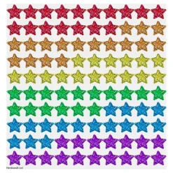 Henbrandt Europe B.V. Stickers Stjerner Holografiske Farvemix - Hobby & Fritid|Gaveindpakning