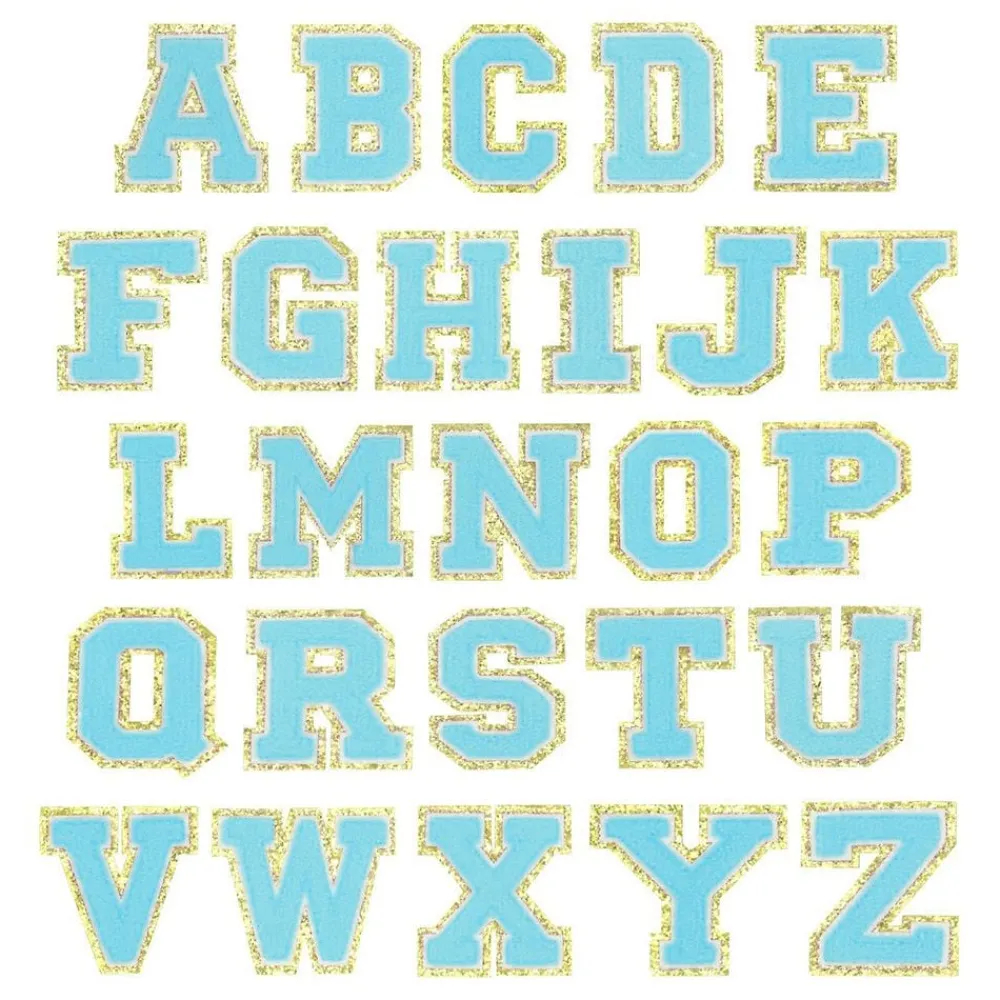 Partyking AB Stofmærke Bogstaver Turkis - Accessories|Hobby & Fritid