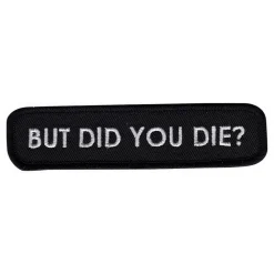 Discount Märkbar AB Stofmærke But Did You Die?
