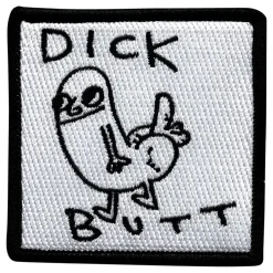Märkbar AB Stofmærke Dick Butt - Accessories