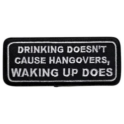 Märkbar AB Stofmærke Drinking Doesnt Cause Hangovers... - Accessories