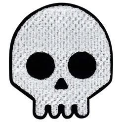 Clearance Märkbar AB Stofmærke Emoji Kranium