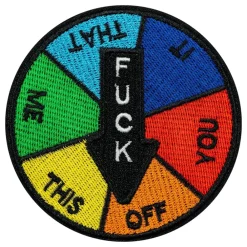 Partyking AB Stofmærke FUCK Off Wheel - Accessories