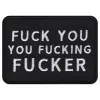 Discount Märkbar AB Stofmærke Fuck You You Fucking Fucker