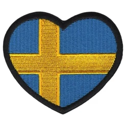 Hot Märkbar AB Stofmærke Hjerte Sverige