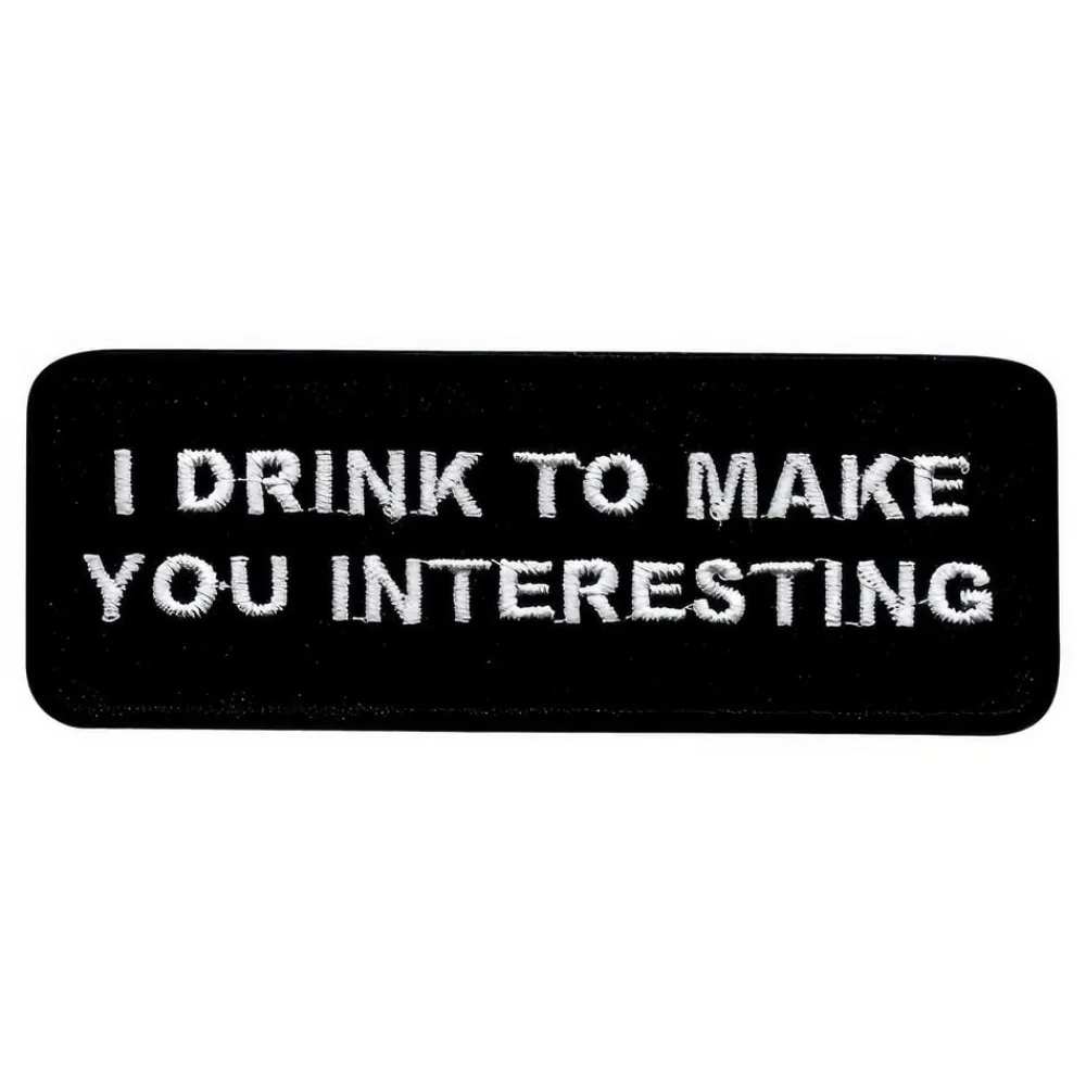 Märkbar AB Stofmærke I Drink to Make You Interesting - Accessories