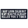Partyking AB Stofmærke I May Look Calm But... - Accessories